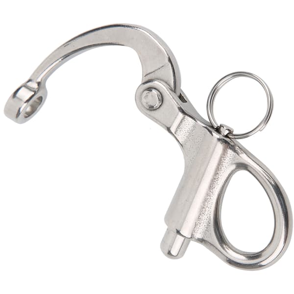 316 Rustfrit Stål Fast Quick Release Snap Hook 70MM til Bjergbestigning Klatring