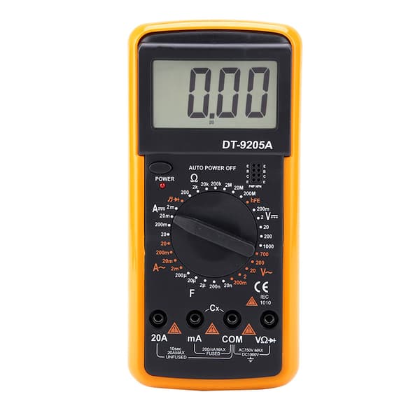 Håndholdt digital multimeter AC/DC modstandskapacitans tester