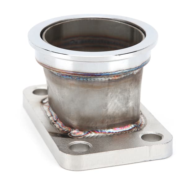 T3 4 Bolt til 2,5 tommer V Bånd Turbo Flange Adapter Rustfrit Stål Konvertering