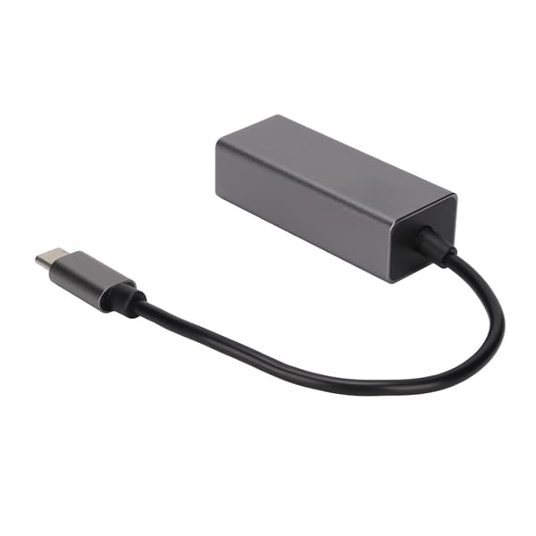USB C til RJ45 Ethernet-adapter Grå Stabil Overføring for MacBook Pro Galaxy S9 S8 Note 9 100 MB