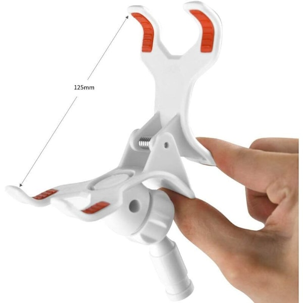 Vikbart ställ för surfplatta och smartphone, telefonhållare med flexibel svanhals, lång arm, 360 rotationsjusterbar för iPhone 13/13Pro, 12/12 Pro Max