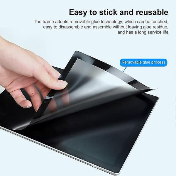 Bærbar ramme lim anti-kiggefilm til Microsoft Surface Pro 8 Not Specified