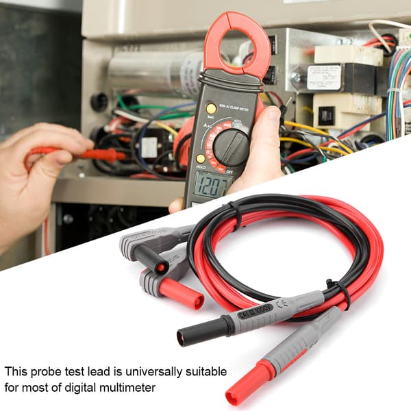 Multimeter-sondtestledningssett - 24 stk, P1300E, multifunksjonell, utskiftbar