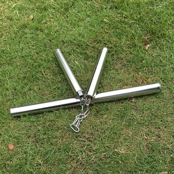 Nunchucks til kampsportstræning i rustfrit stål til voksne