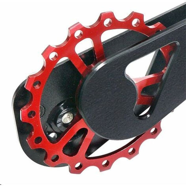 Cykelkedjestyrning med kedjehjul fällbar cykel Styrhjul i aluminiumlegering för landsvägscykel MTB