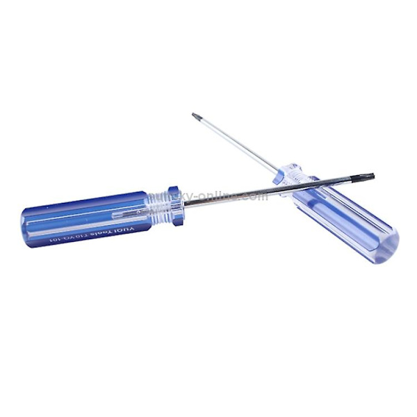 T10 manuaalinen Torx-ruuvimeisseli rei'illä, satunnainen väritoimitus