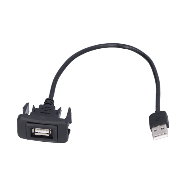 Bil USB-laderadapter Fleksibel Forlengelseskabel Dashbord Innfelt Montering