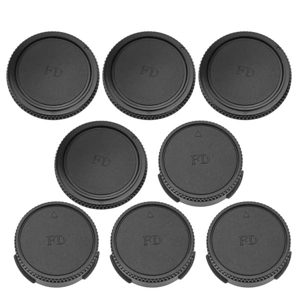 Canon FD Mount Objektiv Front Bakdeksel Sett
