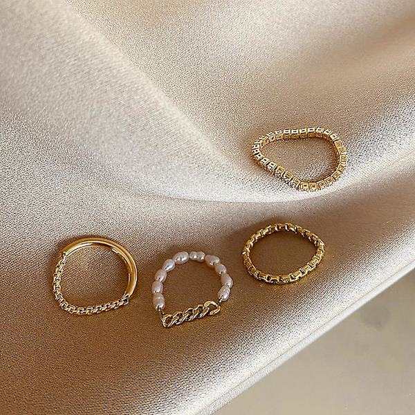 Ringsæt Pearl Daily Outfit Piger&#39; Modesmykker Ac3849 A21