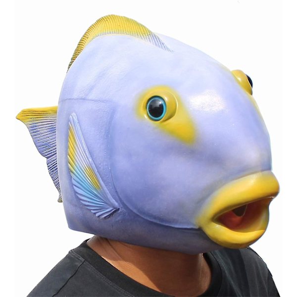 Deluxe Halloween -asujuhlat Latex Animal Head Mask Tropical Fish Sea Animal