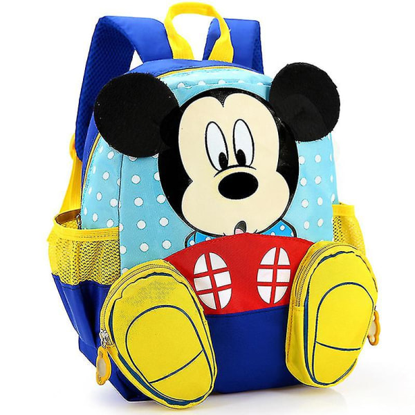 Barn Musse Pigg Minnie Mouse Reseryggsäck Dagis Ryggsäck Presenter A-Blå Blue