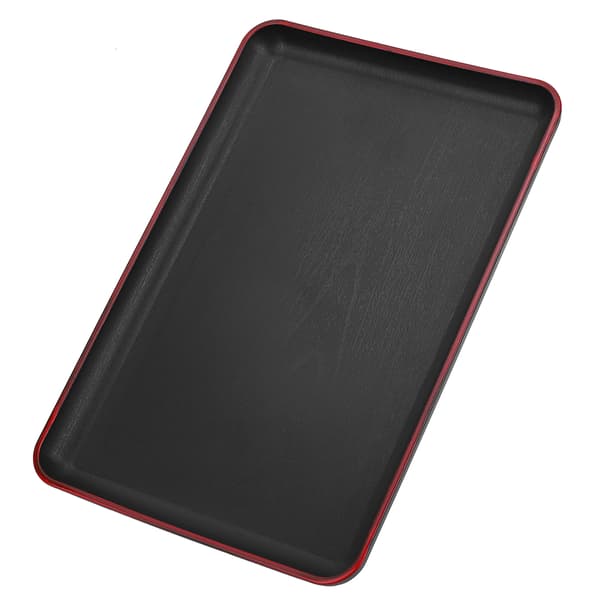 Rektangulær serveringsbakke i plast i japansk stil 30x20 cm til restaurant, hjem, hotel