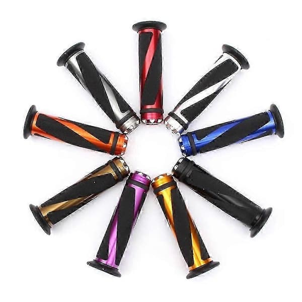 2st Motorcykel Electrombile Aluminium Gummi Styre Greppskydd