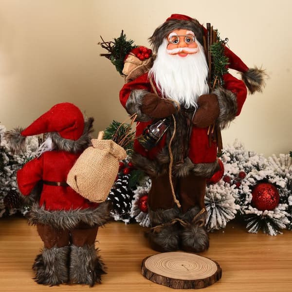 Julemandsactionfigurdukke med pind