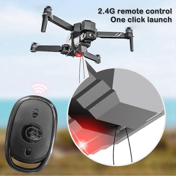 Drone Airdrop Kaster System 2.4 Fjernkontroll Generell Nyttelast Levering Kaster Luftdropper Enhet Drone Tilbehør Svart