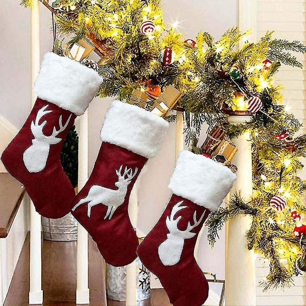 Julstrumpa Rensnöflinga Hängstrumpor Deco
