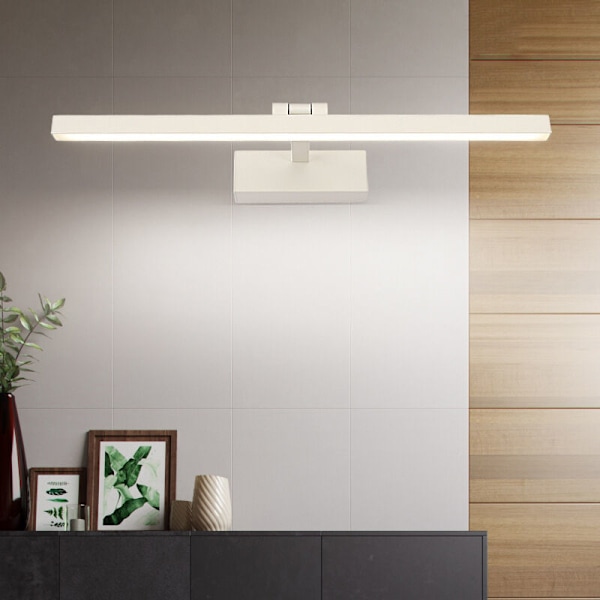LED Vanity Mirror Light til Home Mirror Forlygte (9W/40cm/8210 sort/varmt lys),