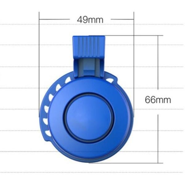 120 dB pyörän kello, vedenpitävä elektroninen polkupyörän äänitorvi varkaudenestohälyttimellä sähköpolkupyörän lisävarusteilla vuoristotietä varten