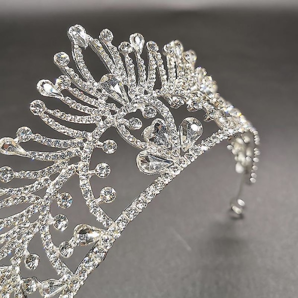 Jeweled Crowns Beautiful Headpiece Wedding Crown Wedding Tiaras Hårtilbehør For Prom bursdag