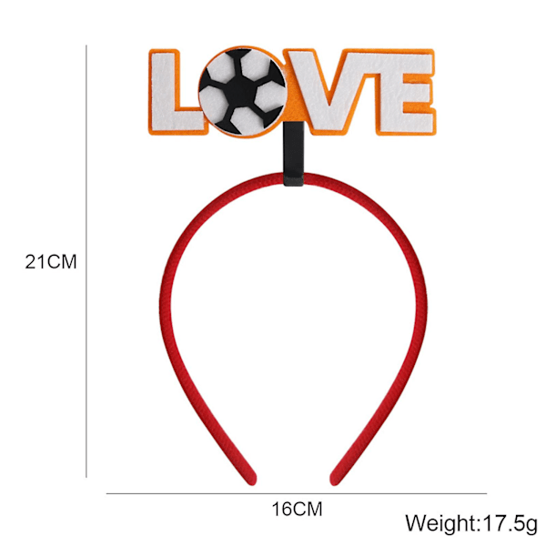 Sports Hair Hoop World Cup Pannband Cosplay Kostym Hårband F