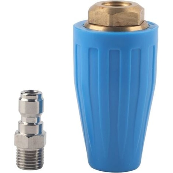 Högtryckstvätt turbo roterande munstycke 4.0GPM höghastighets 1/4" snabbkopplingsplugg 3600PSI / 250 BAR rengöringstillbehör 2.5