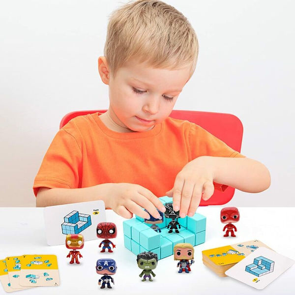 Kakepynt 8 stk Super Heroes Cake Topper Mini Spiderman Figures Avengers Figur