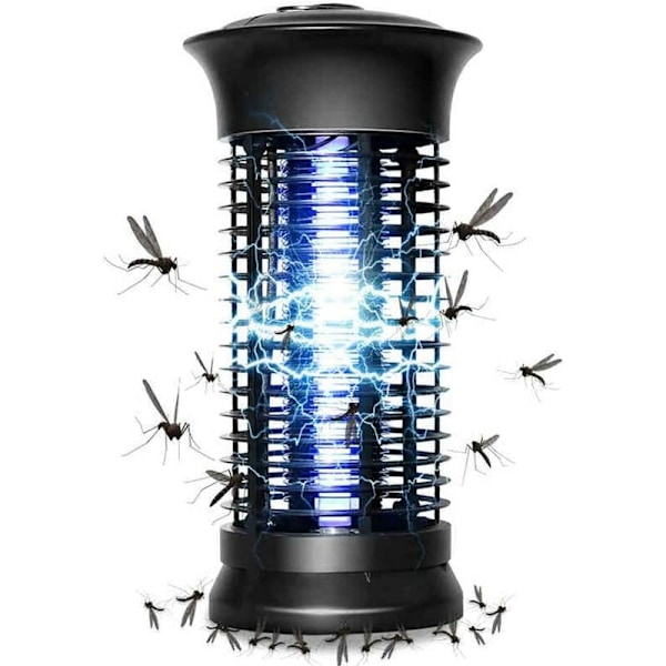 Mosquito Killer Lamppu, Tehokas elektroninen Bug Killer Bug Trap Tehokas hyönteisten ansa koukulla Mosquito Zappers Fly Gn