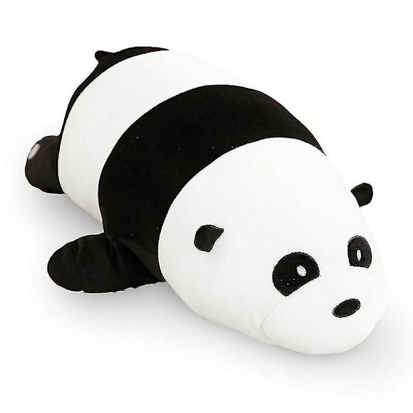 Bears Pute Grizzly Panda Myk utstoppet plysj Kids Best Toy C Black white