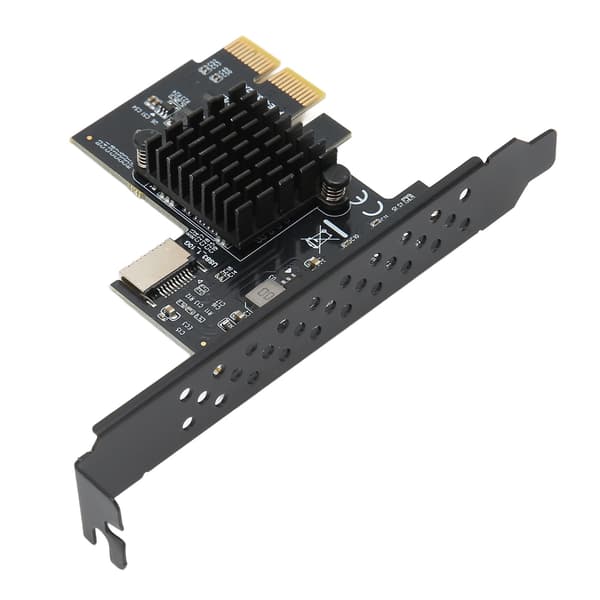 USB 3.2 Typ E Frontpanel Internt Expansionskort 20PIN 10Gbps Adapter för Stationär PC PCI E 2X Gränssnitt