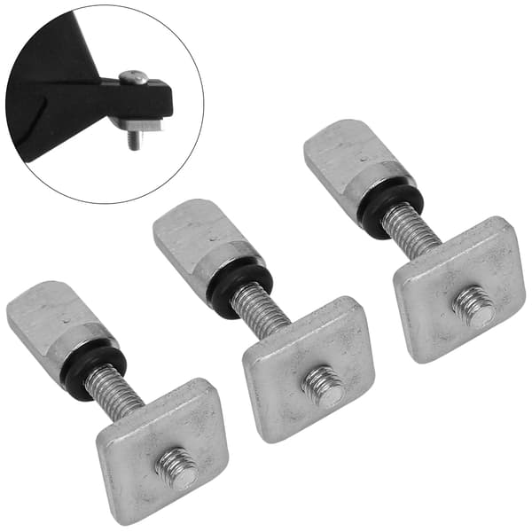 Longboard Single Fin Screw - M4*19mm, med plåt