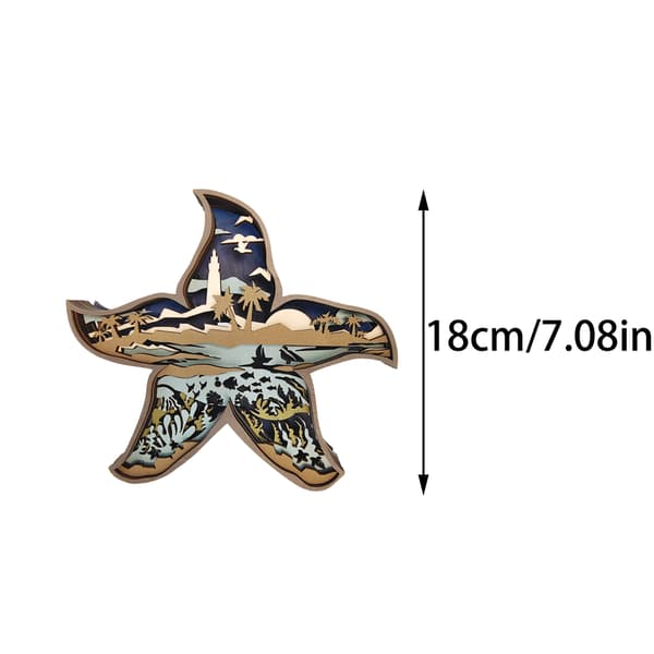 Trestjerne Ornament Hjemmeinnredning