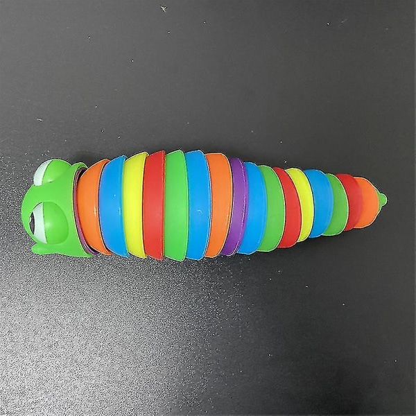 2022 Ny Fidget Toy Slug Artikulert fleksibel 3d Slug Fidget Toy Beige