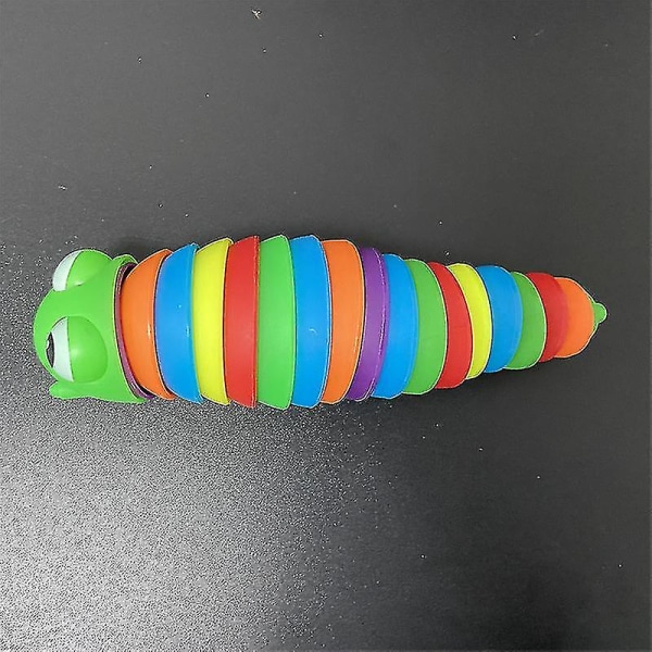 2022 Nyt Fidget Toy Slug Artikuleret fleksibelt 3d Slug Fidget Legetøj Beige
