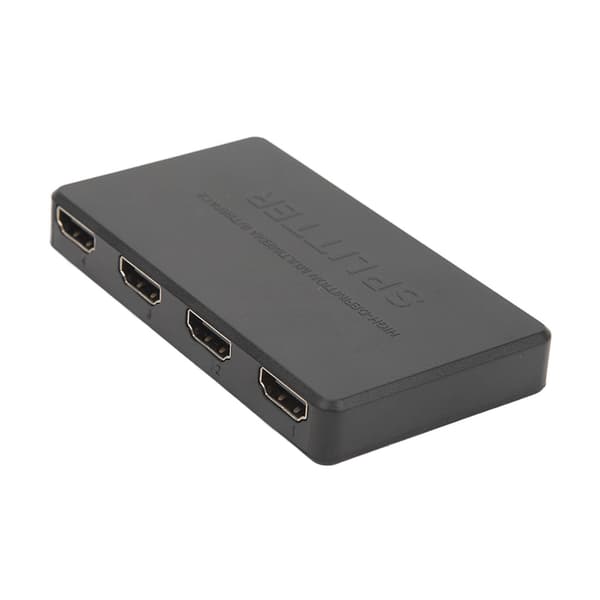 HDMI Splitter 1x4 4K 1080P Plug and Play Anti-interferens til stationær computer