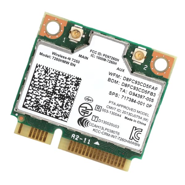 Intel 7260HMW Mini PCIE Trådløst Wifi Kort Bluetooth 4.0 Netværksmodul