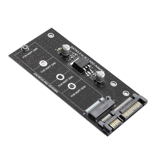 M2 NGFF SSD til SATA 22 Pin Harddisk Adapter Riser Kort Stabil Ydeevne
