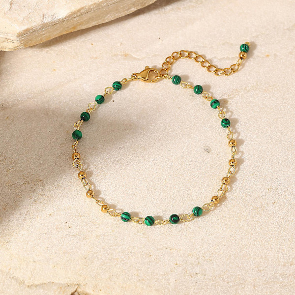 Armband Malachite Daily Outfit Metallic Element B1480