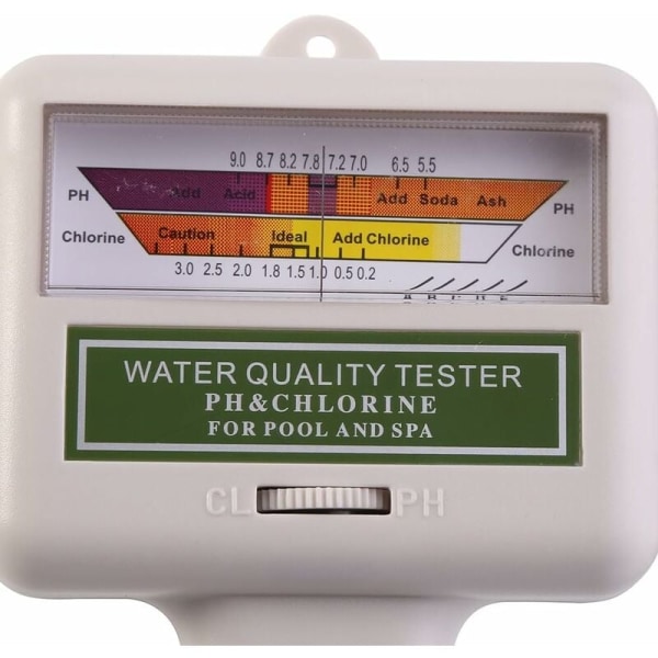 i 1 bærbar klorniveautester pH & Cl2 klorniveau Vandkvalitetsanalysator Meter Tester Metermonitor til Swimmi