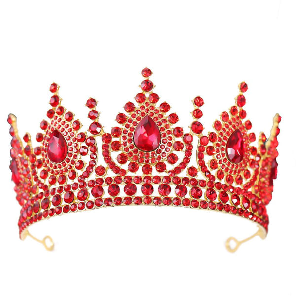 Legering Rhinestone Crown Point Diamond Halvcirkel pandebånd Bryllupstilbehør Multicolour