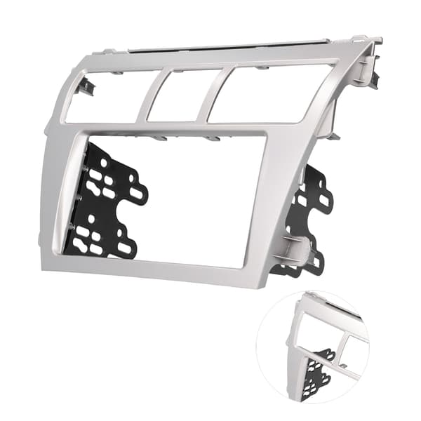 2 Din Bil Stereo Navigation Instrumentbräda Panel Kit Ram Passar Vios Belta Yaris Sedan