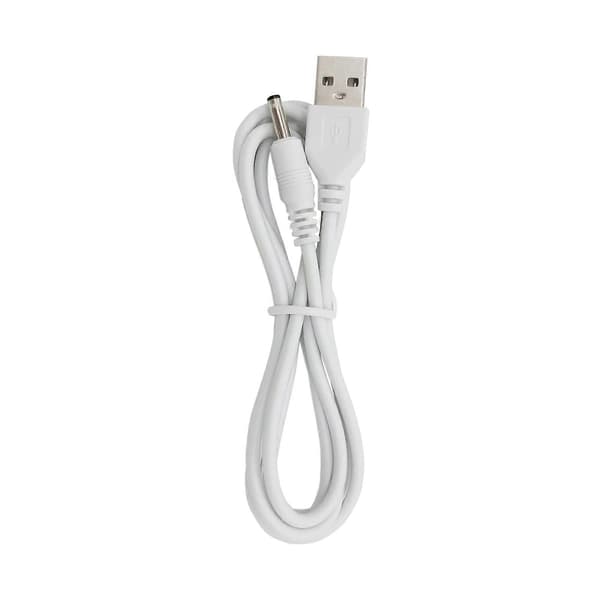 USB til DC strømkabel 1,2 m erstatningsoplader til Flawless Pedi med hurtig USB-opladning