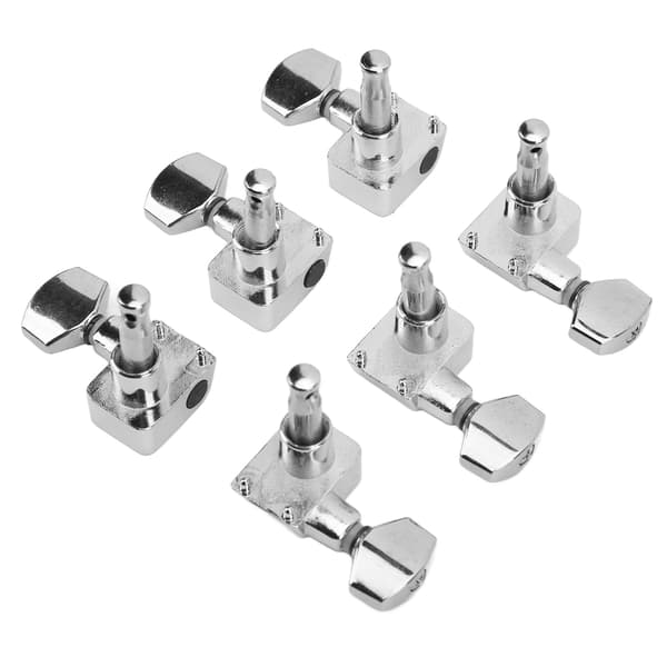 6 Set Stängda Gitarrstämskruvar Maskinhuvud Stämskruv Kit för Fender Elgitarr