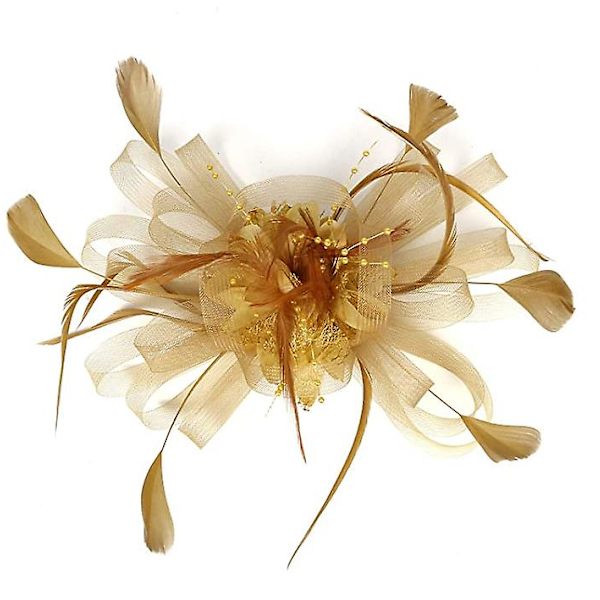 Mesh Top Hat Hårprydnad Guld