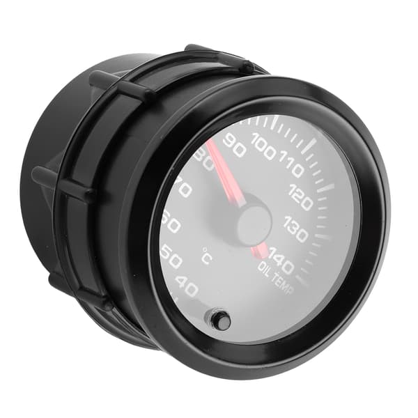 12V 2i1 Olietermometer 40-140C 7 Farver Baggrundsbelysning Sensor Universal Bil