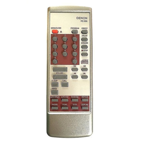 yleinen Rc-253 Denon Cd System -kaukosäädin Dcd2800 1015cd Dcd790