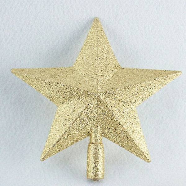 Christmas Tree Topper Dekorasjon Fest Toppers Gold