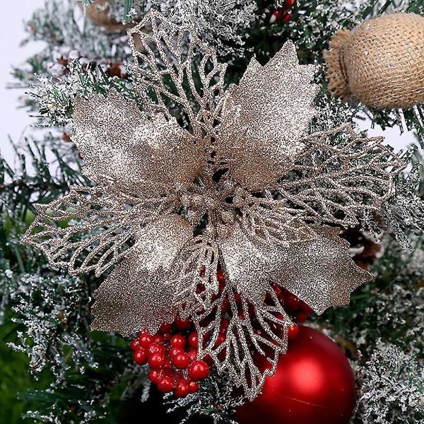 Julgran hängande dekoration festdekorationer 1Pc Champagne