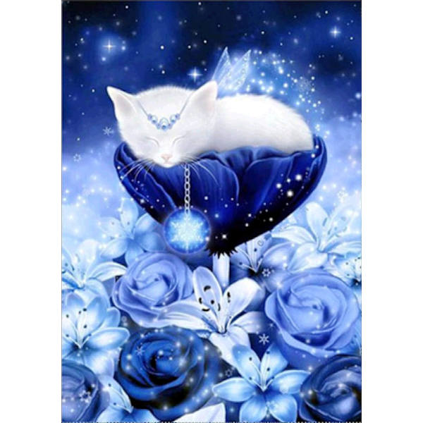 Gör-det-själv 5D- diamond painting , DIY- diamond painting efter siffror Kit, korsstygnsdekoration för vardagsrum eller sovrum 30x40cm,