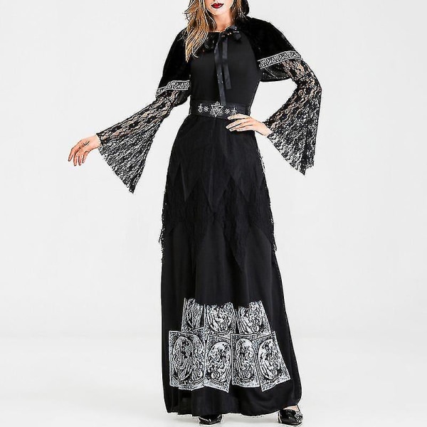 Halloween Puvut Naisten Asut Mekko Viitta Set M