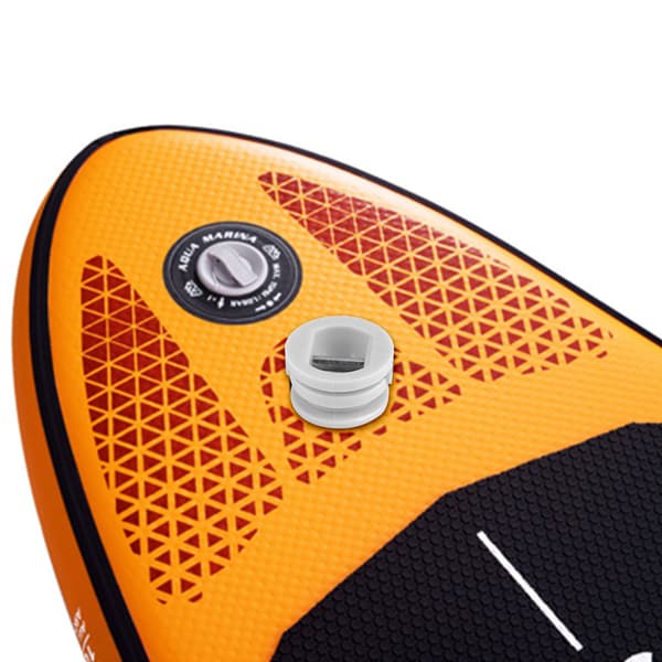 5 stk. 2,5 cm Surfebrett Leash Plug Kajakk Tilbehør Hvit